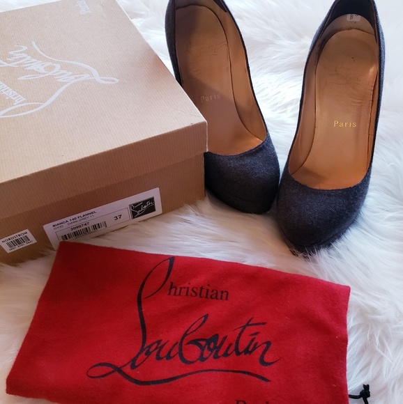 Christian Louboutin Shoes - 💯 Christian Louboutin Bianca 140 - Wool